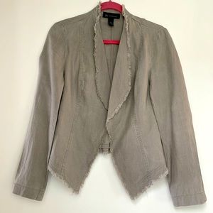 INC Linen Blazer XS in Tan color, great condition.